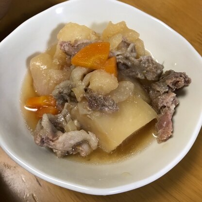 炊飯器で作るとじゃがいもが煮崩れないので気に入っています(o’∀’o)